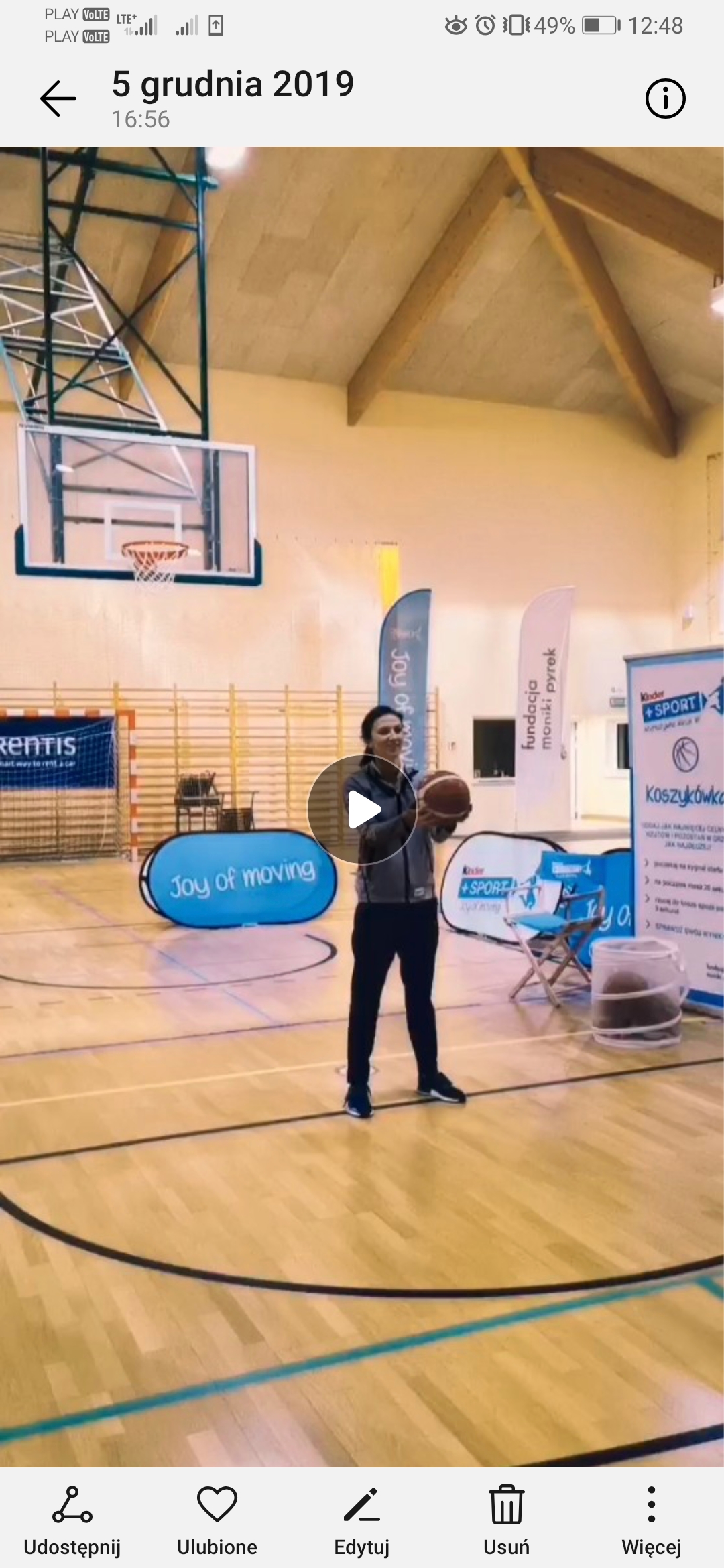 #rzucajwciemno czyli koszykarskie #wyzwanieMonikiPyrek!